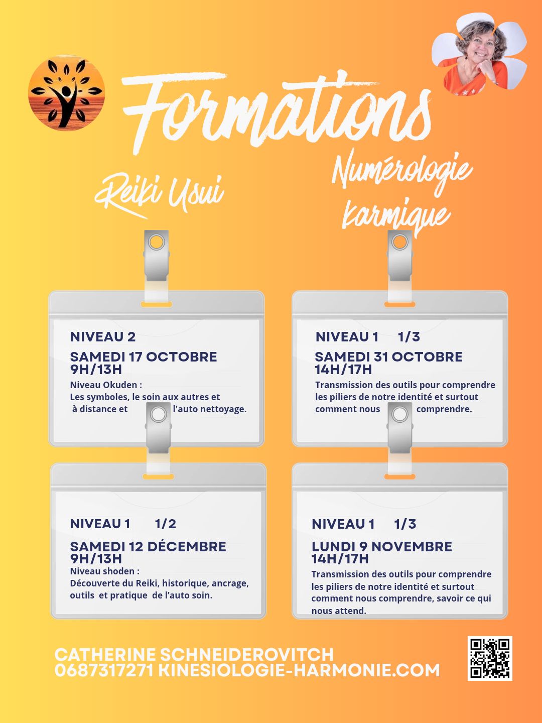 date oct,nov,dec,formation reiki,numerologie,